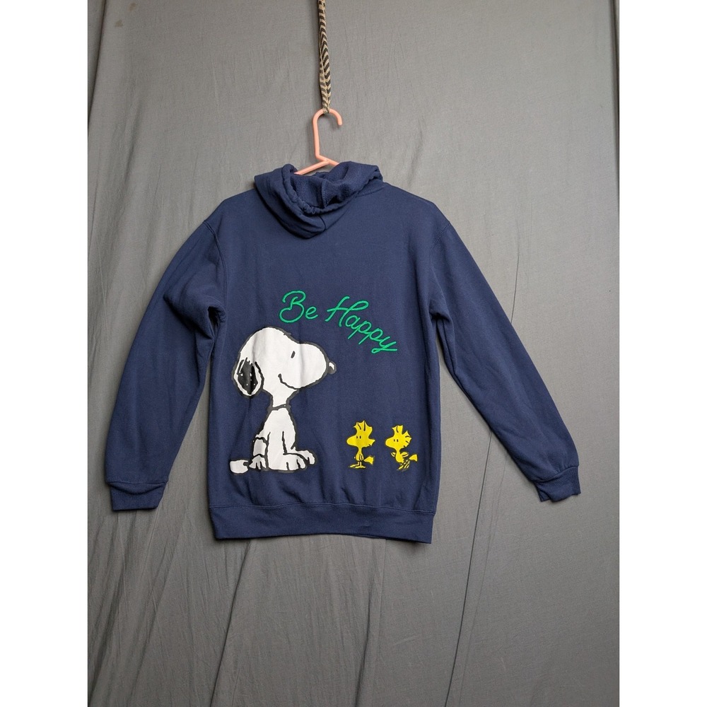 Snoopy Navy Blue Hoodie Women's XS Embroidered Graphic - Picture 6 of 8
